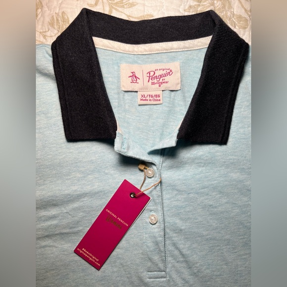 NWT Original Penguin Short Sleeve Polo Dress XL Athleisure Golf Tennis Casual - Picture 2 of 12